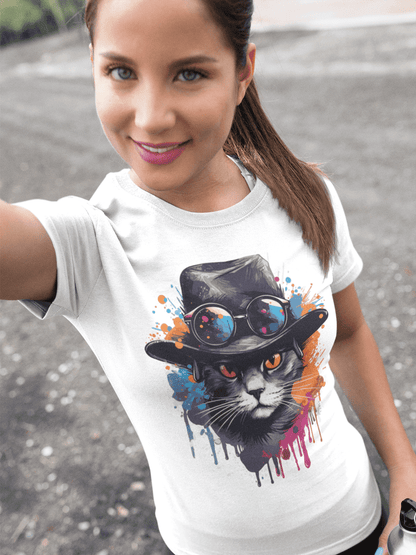 Splash Cat - Frauen T-Shirt