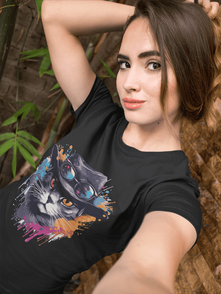 Splash Cat - Frauen T-Shirt