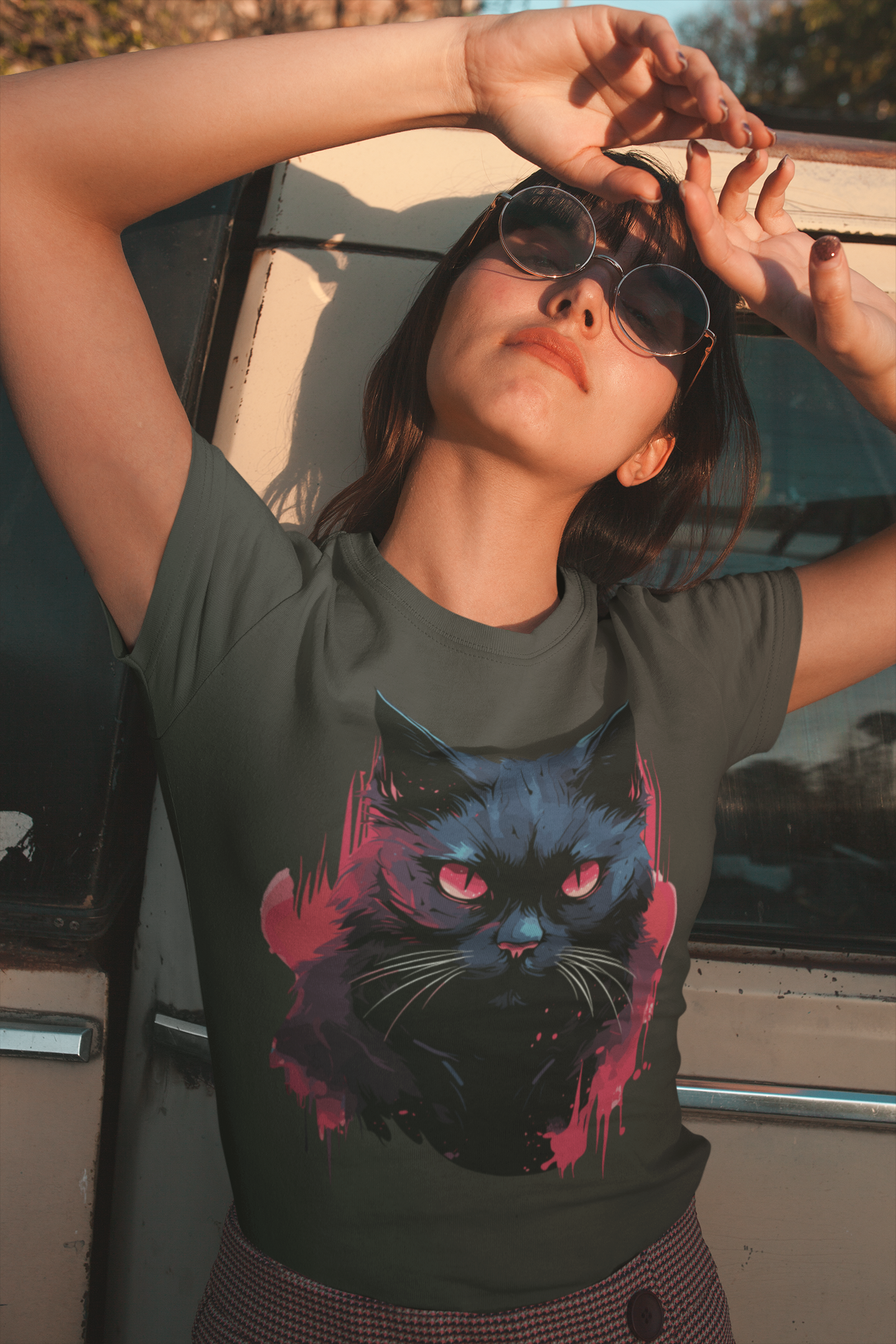 Dark Cat - Frauen T-Shirt