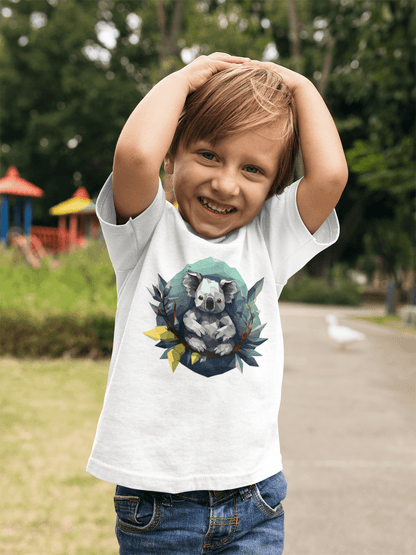 Polygon Koala - Kinder T-Shirt