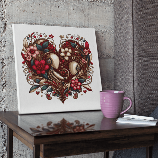 Canvas picture with heart motif "Amoure Botanicals"