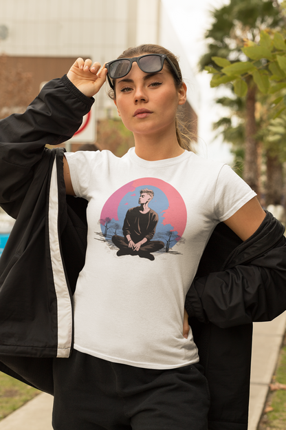 Damen T-Shirt mit Mental Health Motiv "Grübeln" - Mindprints Design
