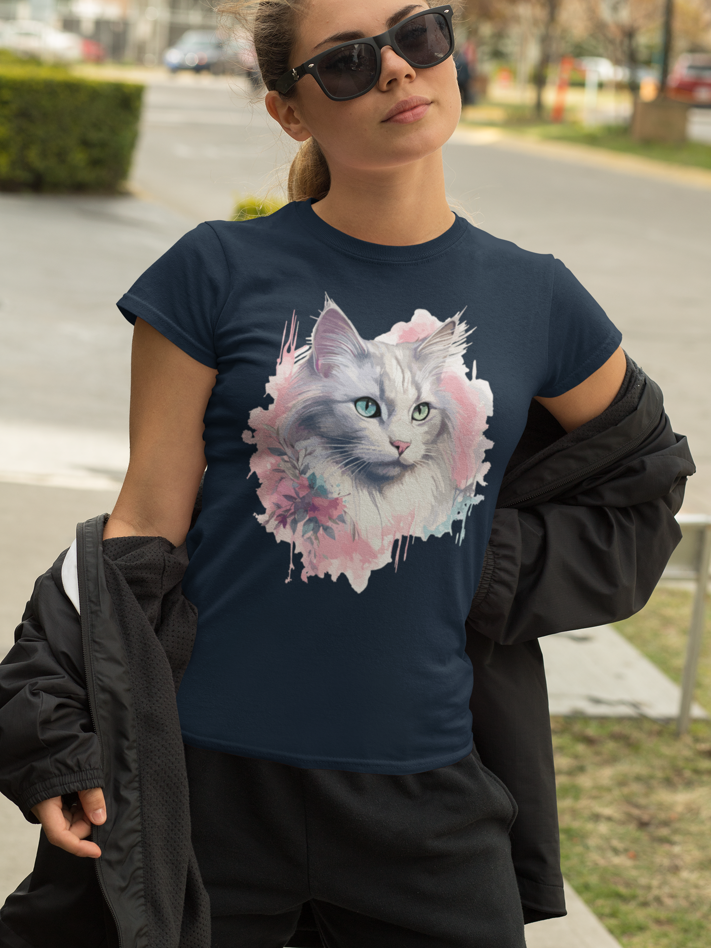 Odd-Eye Cat - Frauen T-Shirt