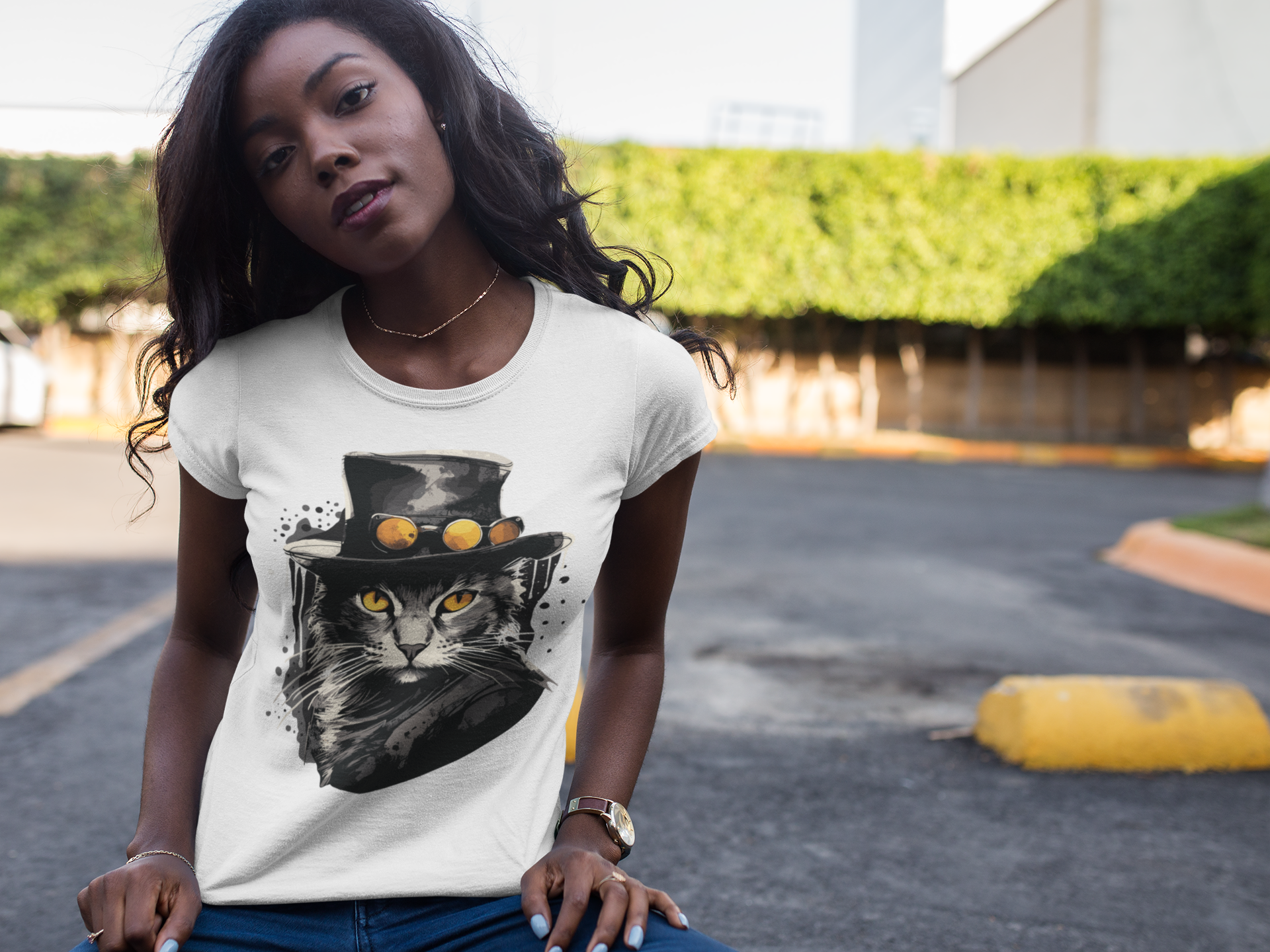 Bayou Cat - Frauen T-Shirt