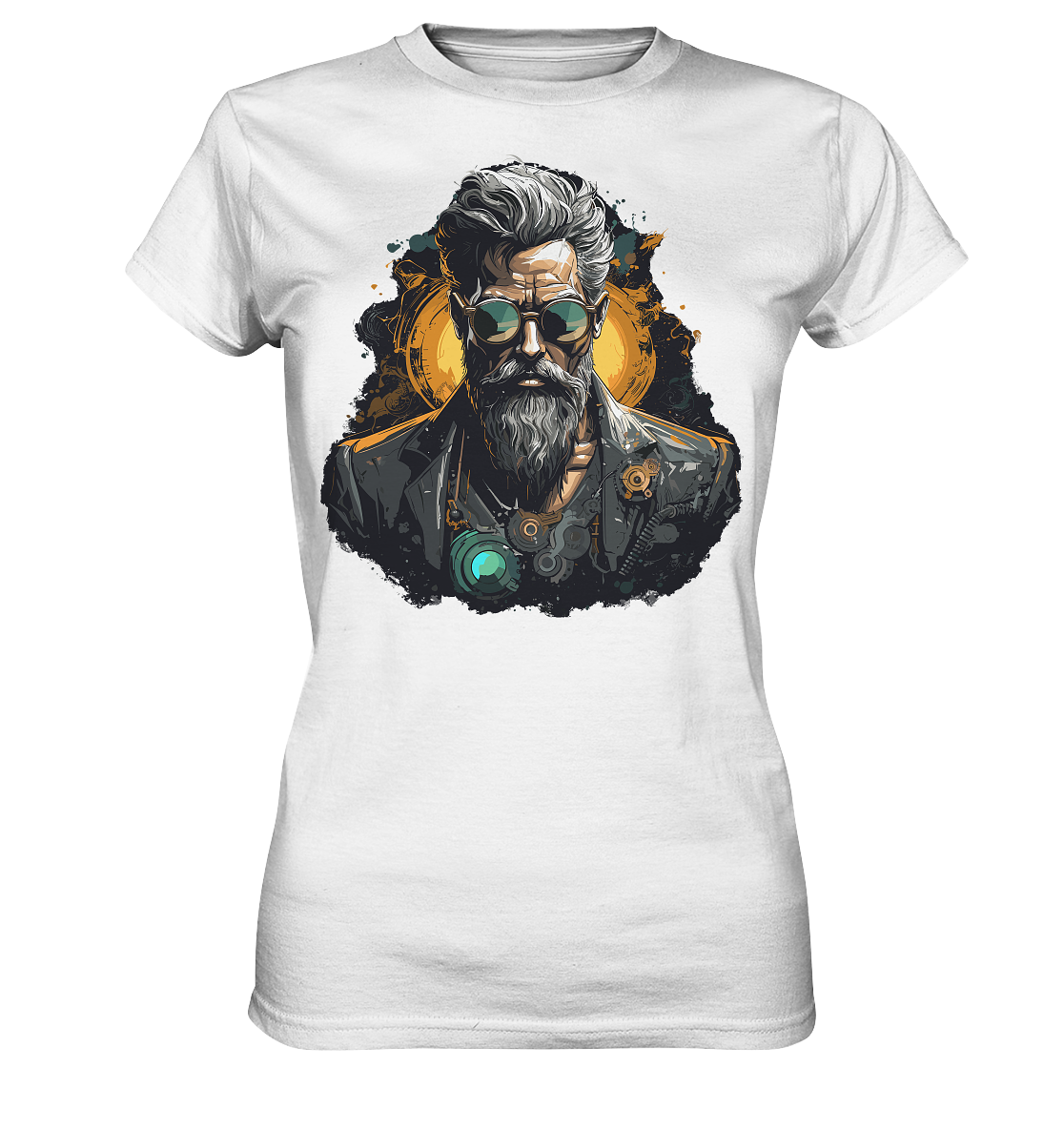 Damen T-Shirt mit Gentleman Motiv „CTO“ - Mindprints Design