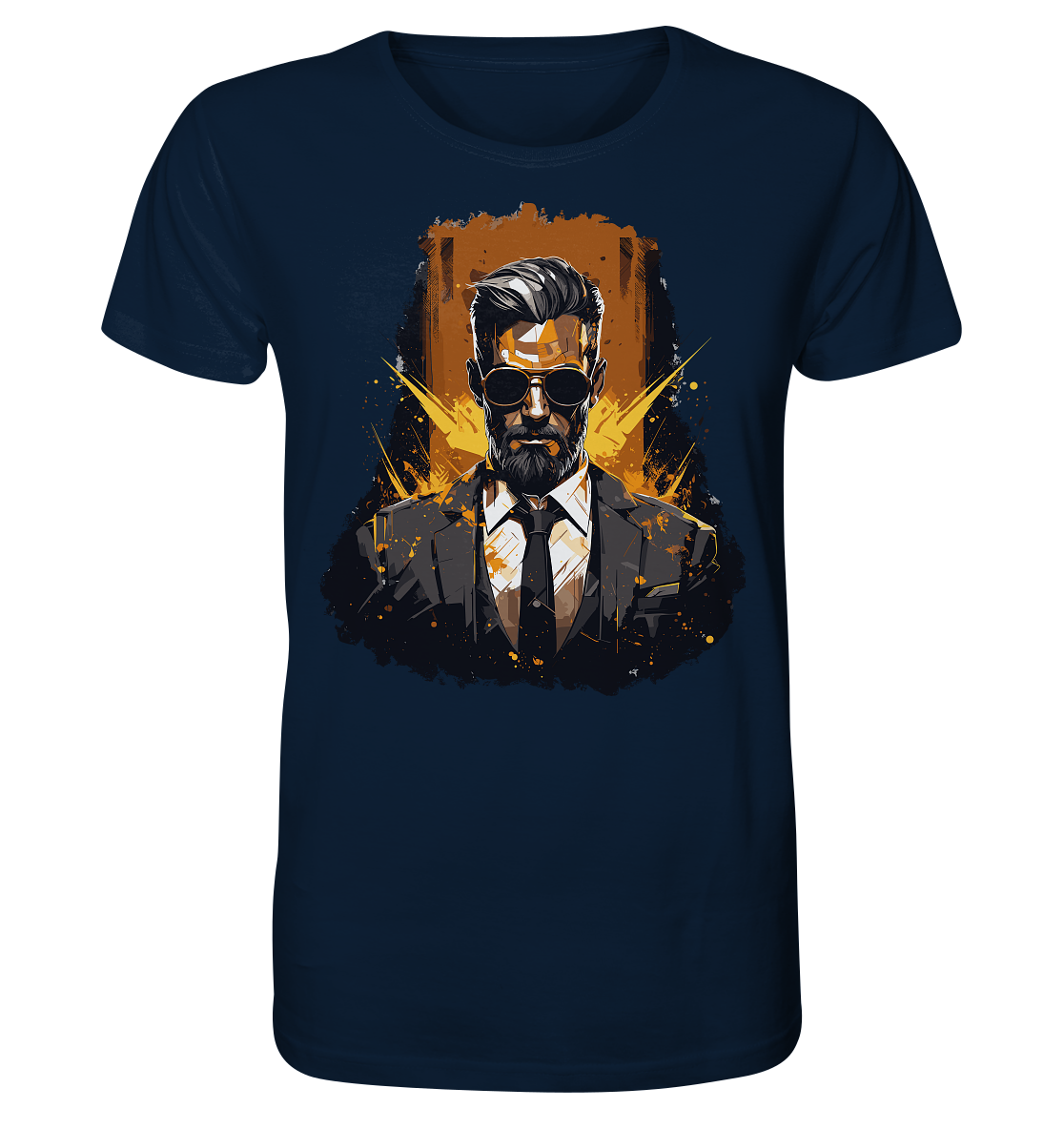 Herren T-Shirt mit Gentleman Motiv „Der Consultant“ - Mindprints Design