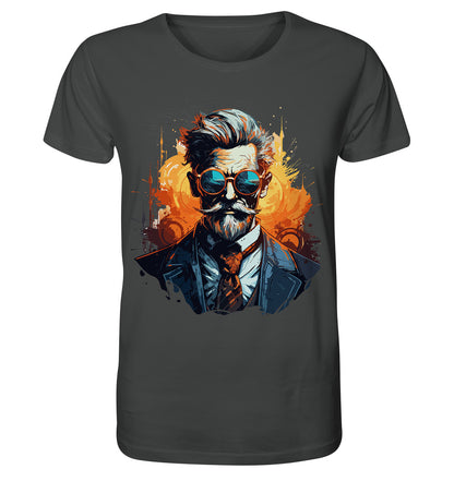 Herren T-Shirt mit Gentleman Motiv „Der Professor“ - Mindprints Design