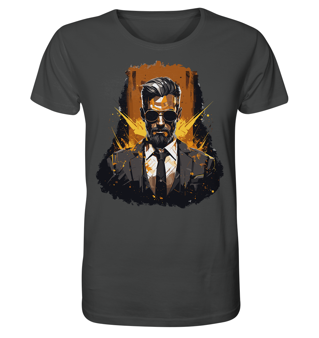 Herren T-Shirt mit Gentleman Motiv „Der Consultant“ - Mindprints Design