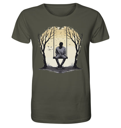 Herren T-Shirt mit Mental Health Motiv "Trübsal" - Mindprints Design