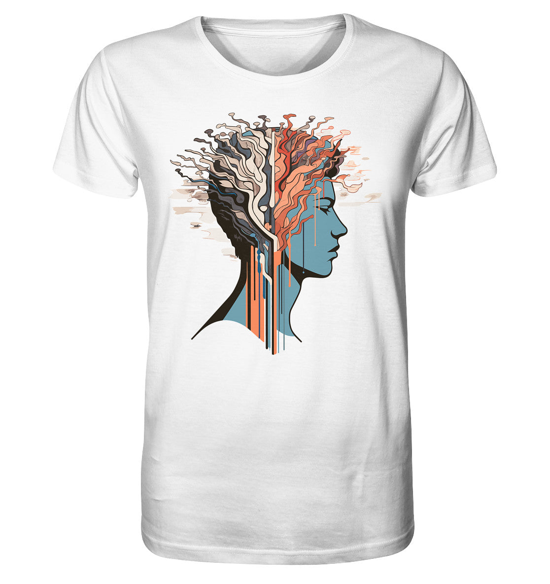 Herren T-Shirt mit Mental Health Motiv "Serotonin" - Mindprints Design