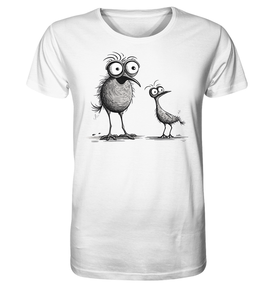 Herren T-Shirt mit Vogelmotiv "Funny Birds"