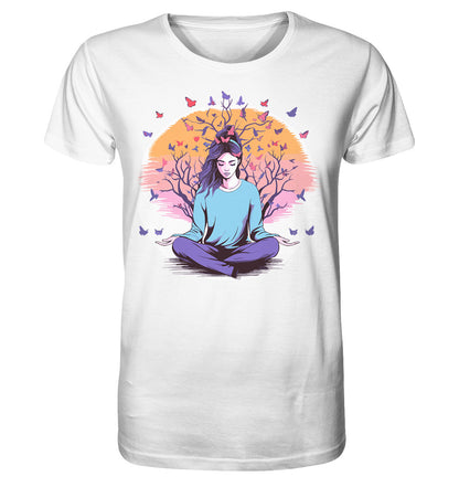 Herren T-Shirt mit Mental Health Motiv "Leichtigkeit" - Mindprints Design
