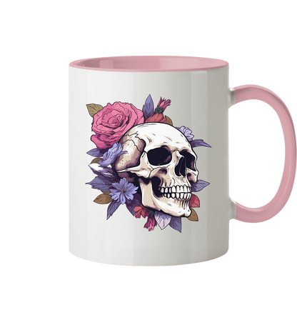 Boho Skull - Tasse zweifarbig