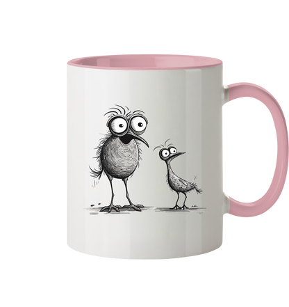 Funny Birds - Tasse zweifarbig