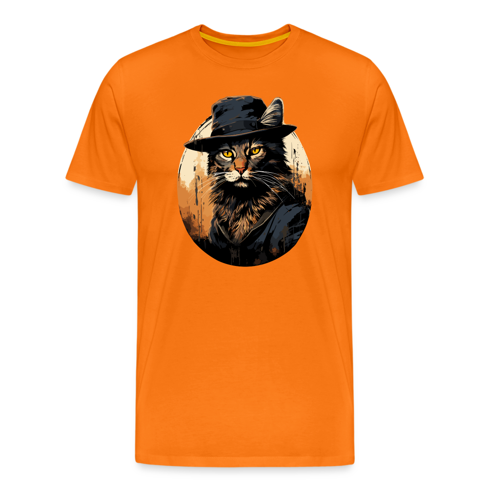 Bayou Cat - Männer T-Shirt - orange