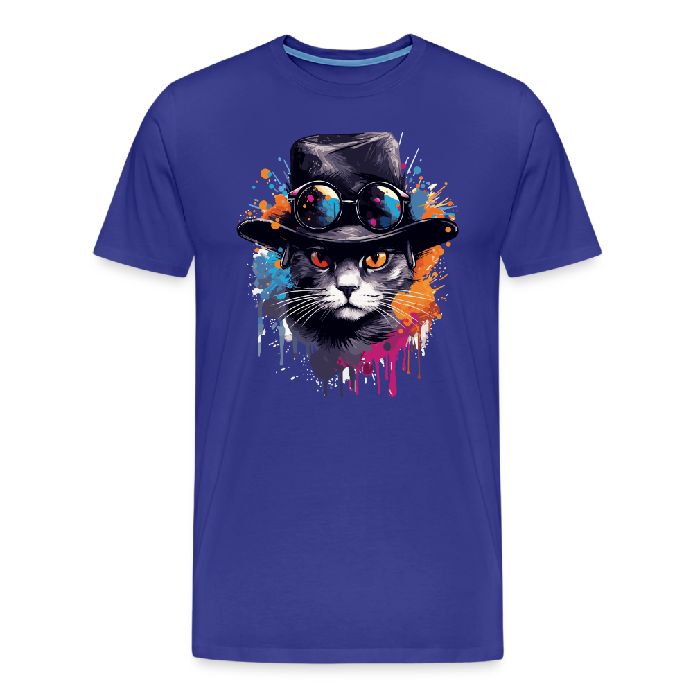 Splash Cat - Männer T-Shirt - royal blue