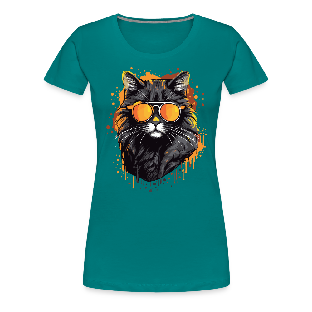 Cool Cat - Frauen T-Shirt - Divablau