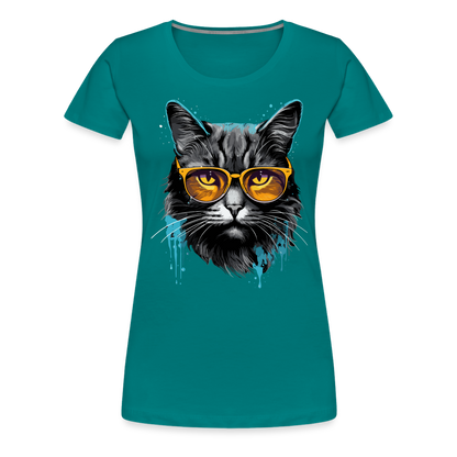 Splash Cat - Frauen T-Shirt - Divablau