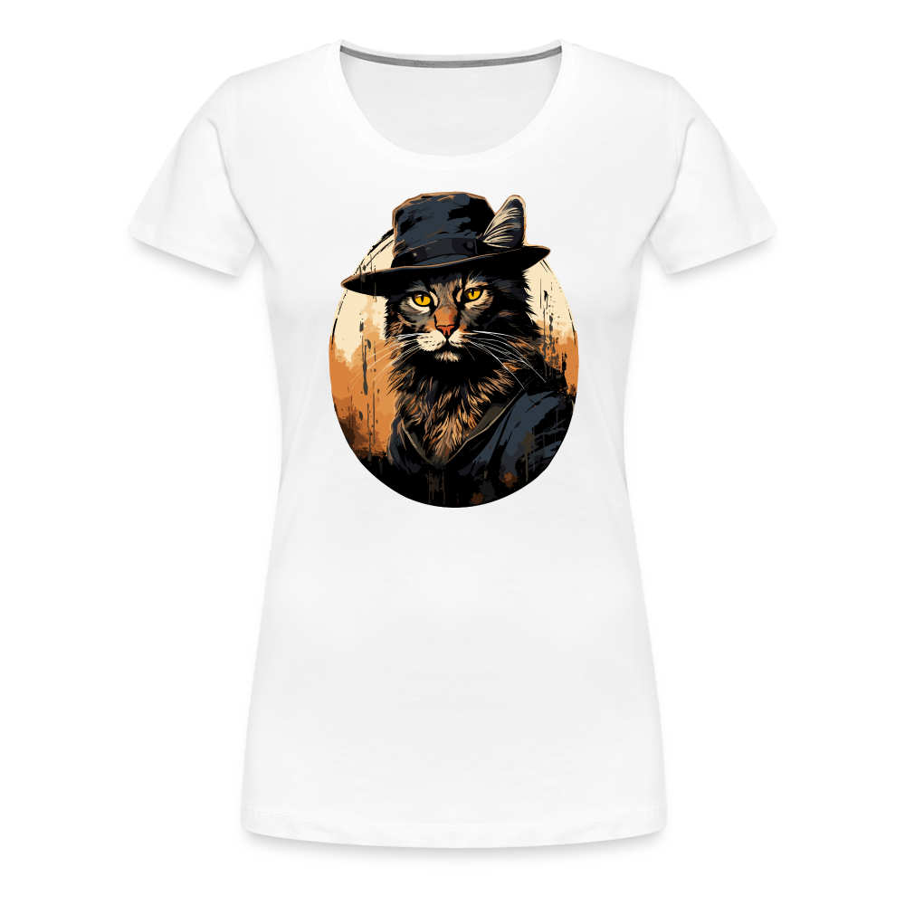 Bayou Cat - Frauen T-Shirt - white