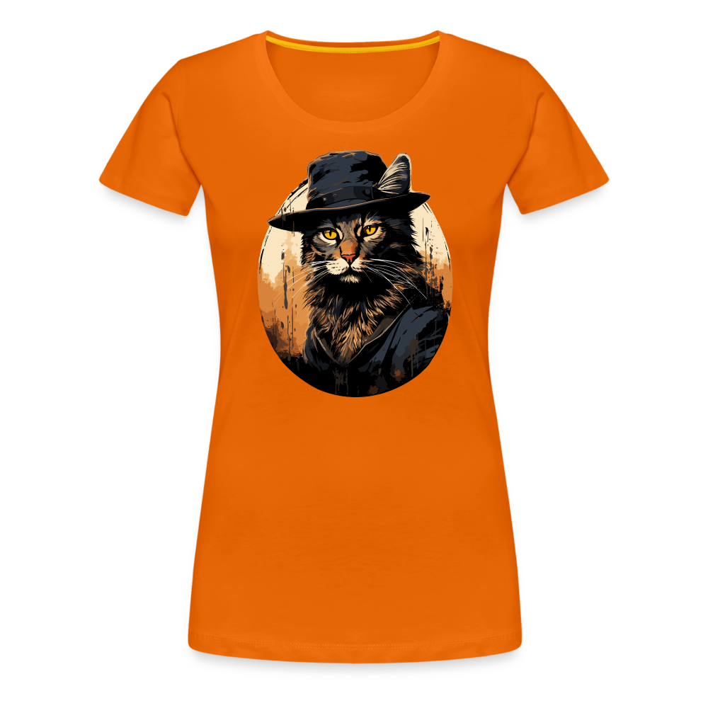 Bayou Cat - Frauen T-Shirt - orange