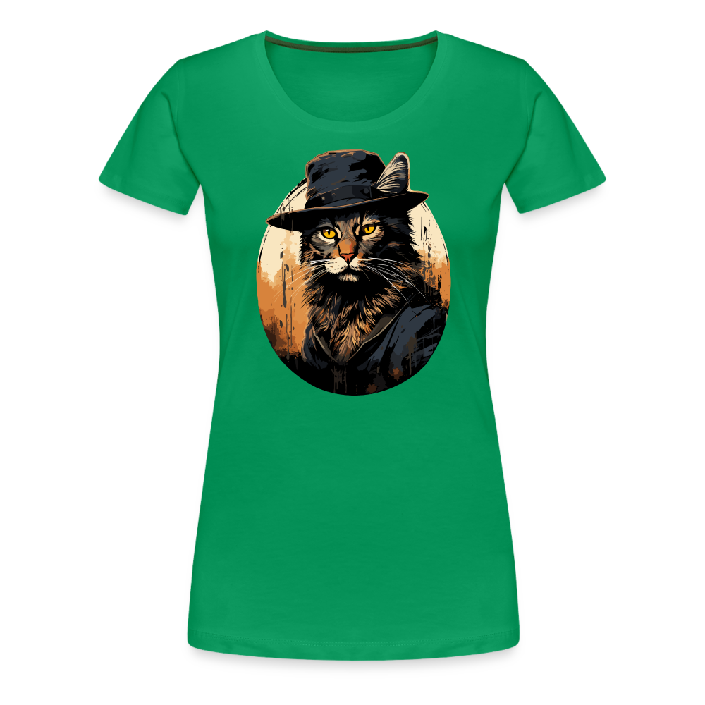 Bayou Cat - Frauen T-Shirt - kelly green